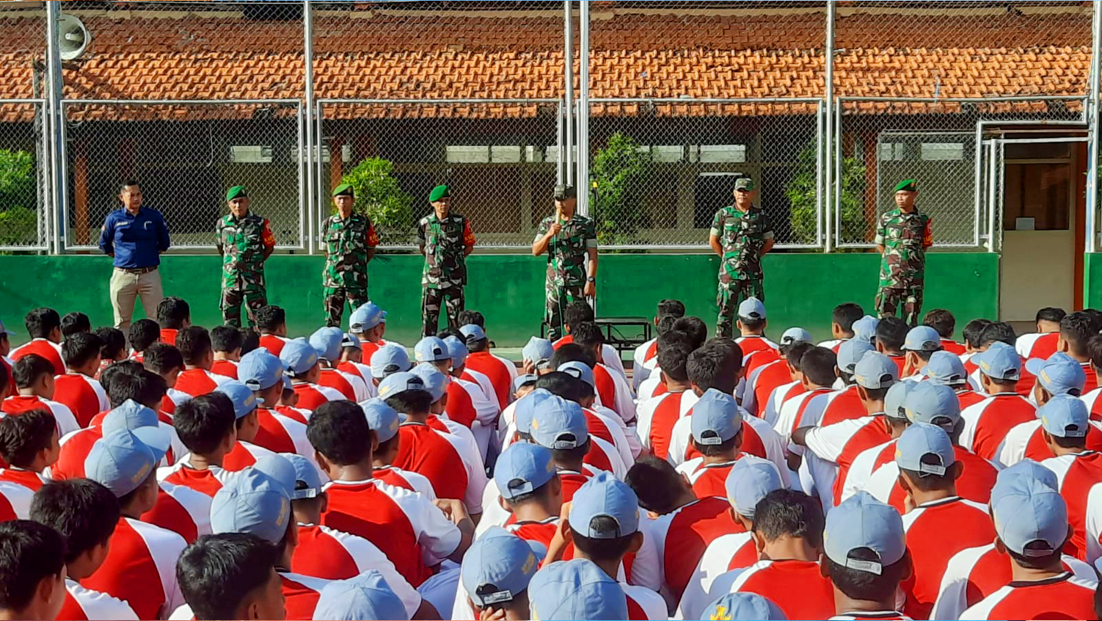 Penguatan Bela Negara Oleh Kodim 0813 Bojonegoro Kepada Pelajar Di SMK Negeri 3 Bojonegoro